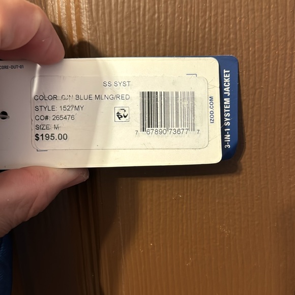 IZOD - Men's 3 - 1 Hooded Ski Jacket - Picture 11 of 11